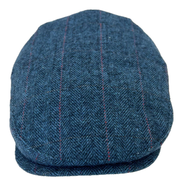 Classic Flat Cap with Elastic Back