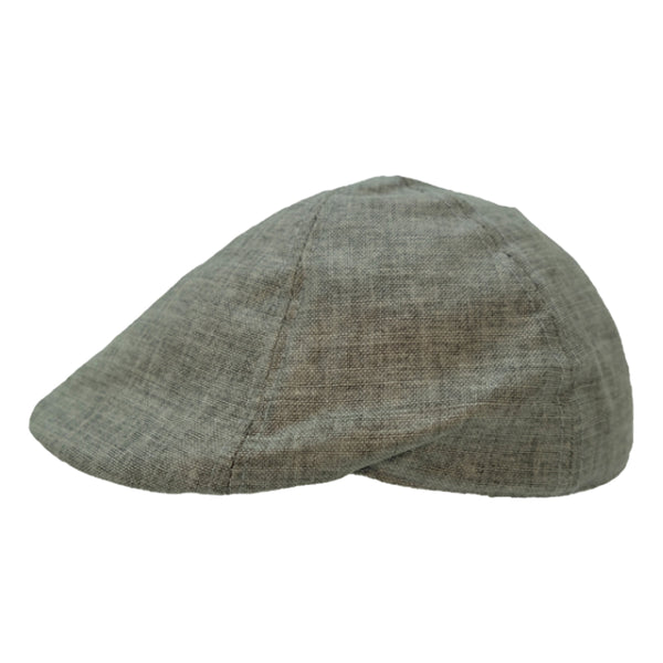 Classic Linen Flat Cap