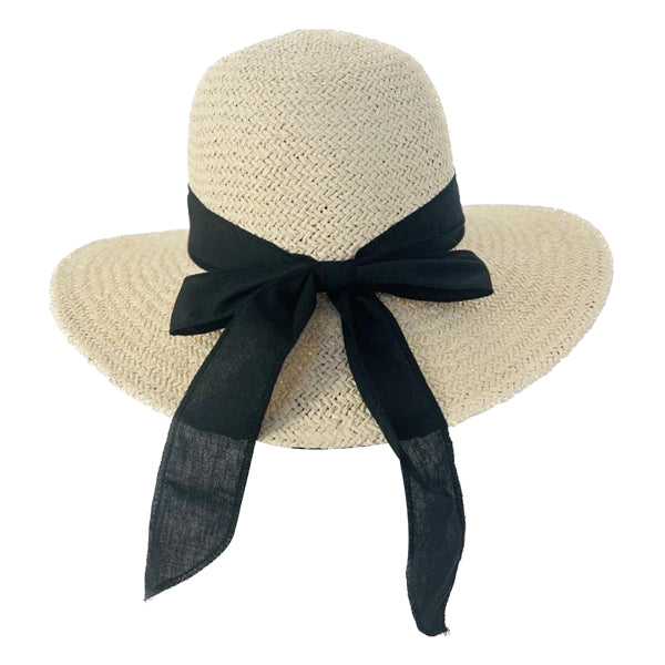 Crushable Summer Floppy Hats with Ribbon