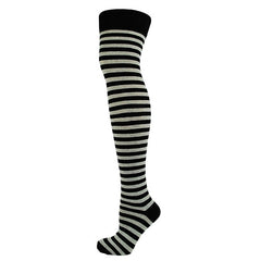 Assorted Thick Striped Over The Knee Socks