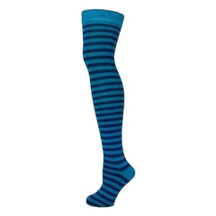 Assorted Thin Striped Over The Knee Socks