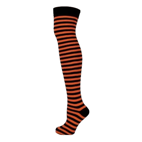 Assorted Thin Striped Over The Knee Socks
